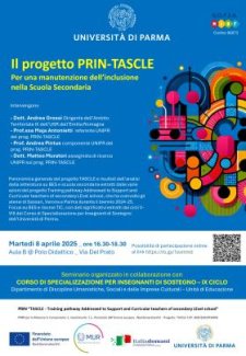 Seminario TASCLE aprile 2025 inclusione nella scuola secondaria