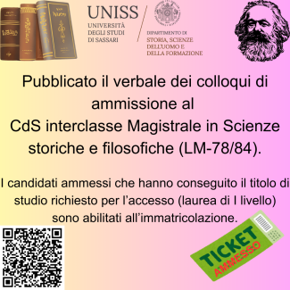 Immagine avviso ammissione LM-78/84 pubblicazione verbale