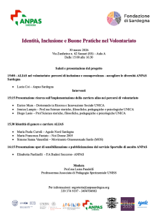 2026 03 30 Identità, Inclusione e Buone Pratiche nel Volontariato